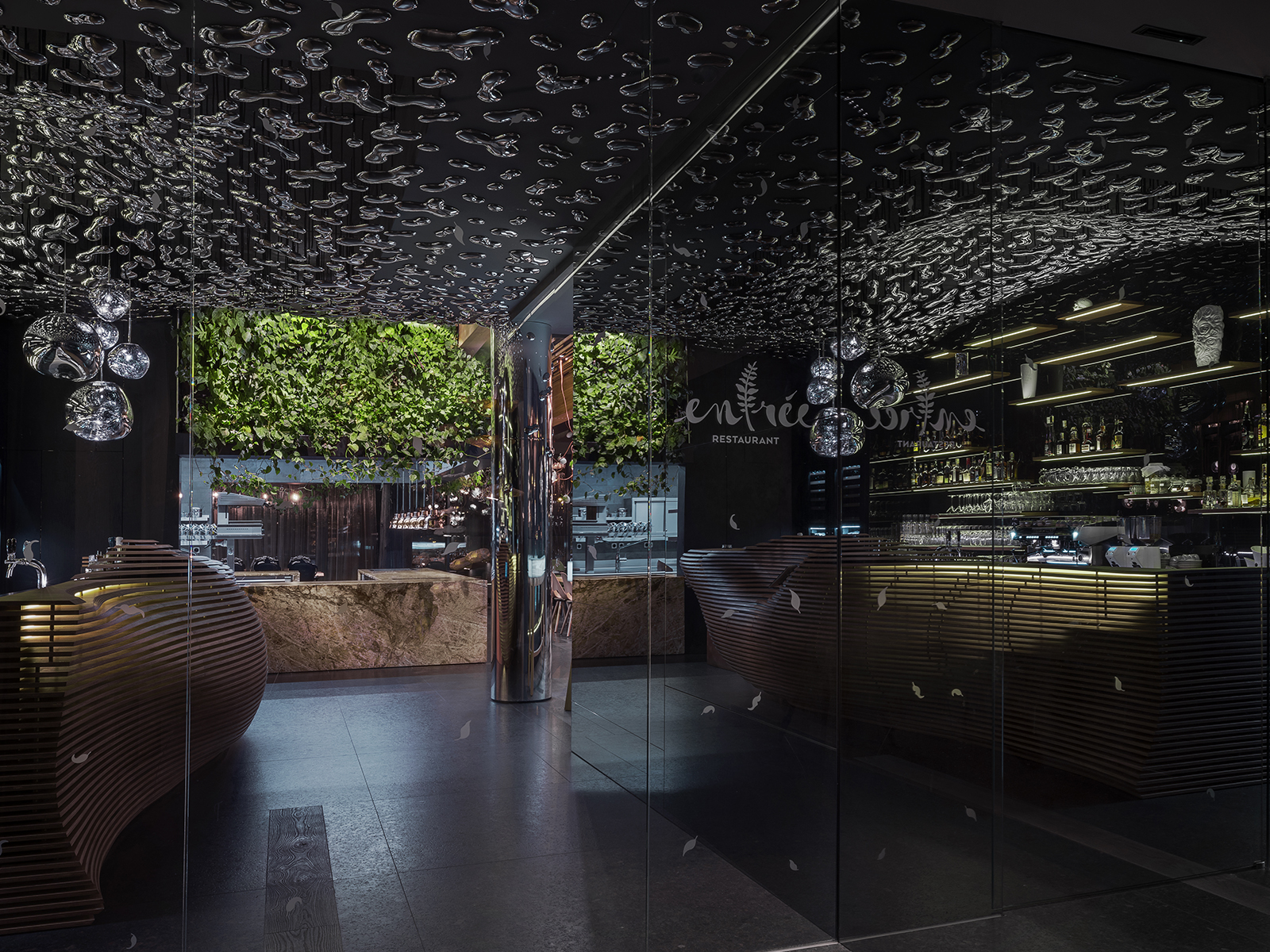 Designové detaily restaurace